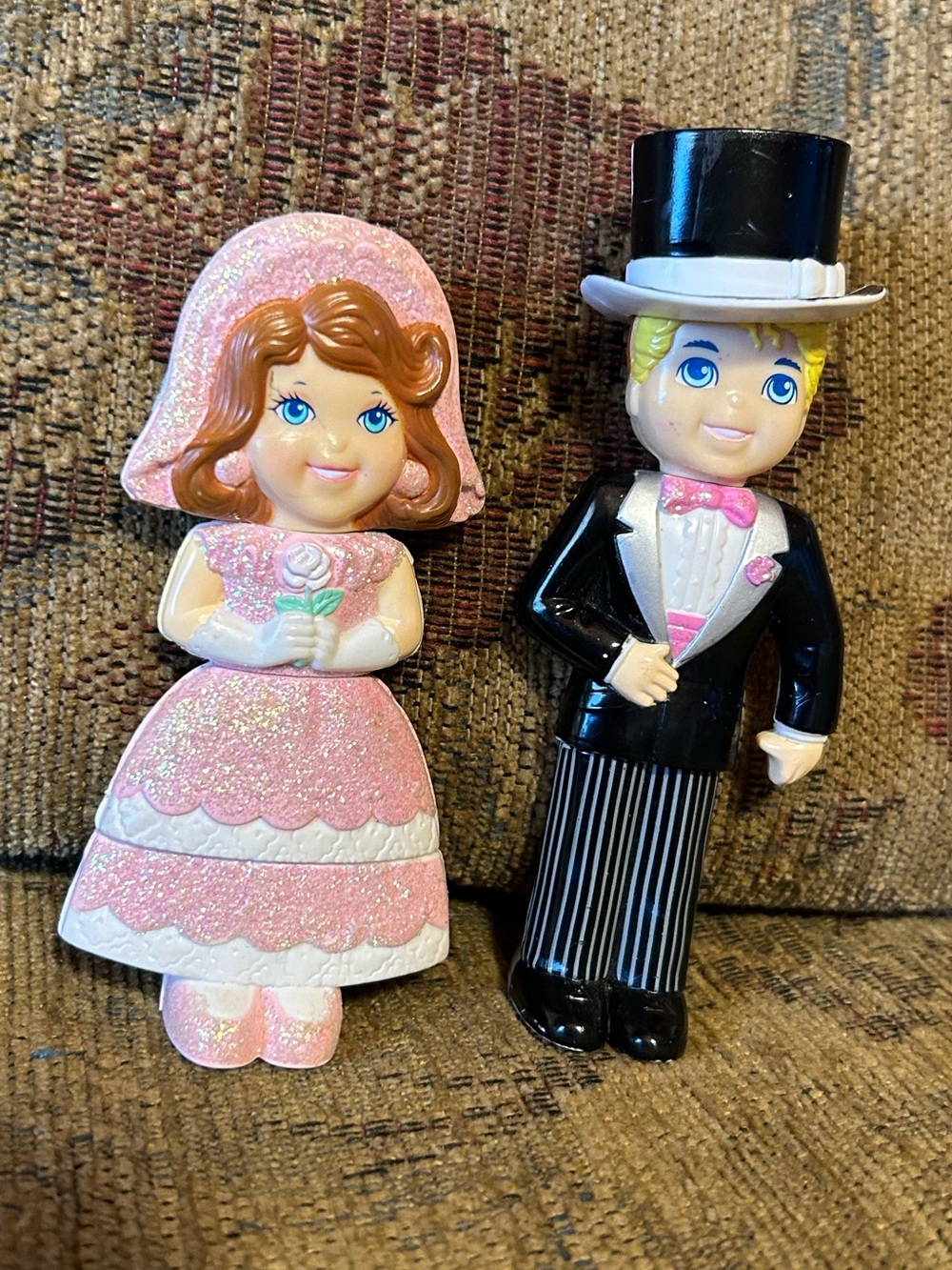 Vintage These are 1991 Playskool Flip 'N Fancy Bridal dolls